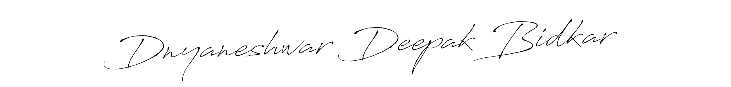 Design your own signature with our free online signature maker. With this signature software, you can create a handwritten (Antro_Vectra) signature for name Dnyaneshwar Deepak Bidkar. Dnyaneshwar Deepak Bidkar signature style 6 images and pictures png