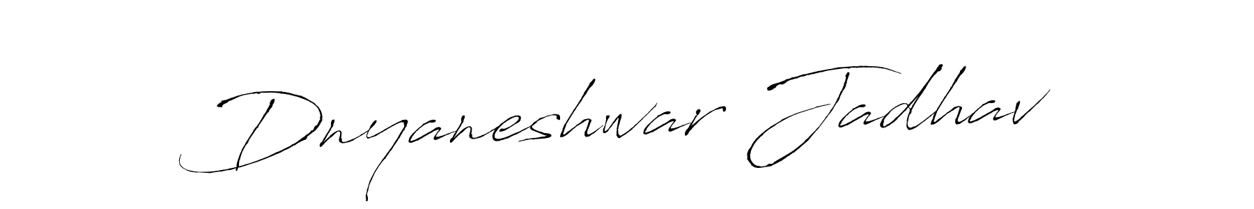 Make a beautiful signature design for name Dnyaneshwar Jadhav. With this signature (Antro_Vectra) style, you can create a handwritten signature for free. Dnyaneshwar Jadhav signature style 6 images and pictures png