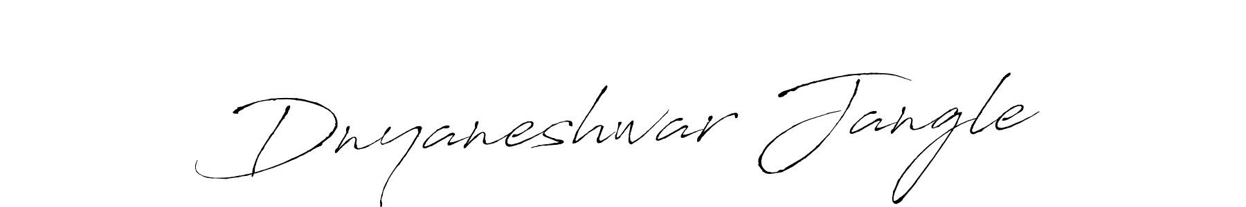 Create a beautiful signature design for name Dnyaneshwar Jangle. With this signature (Antro_Vectra) fonts, you can make a handwritten signature for free. Dnyaneshwar Jangle signature style 6 images and pictures png