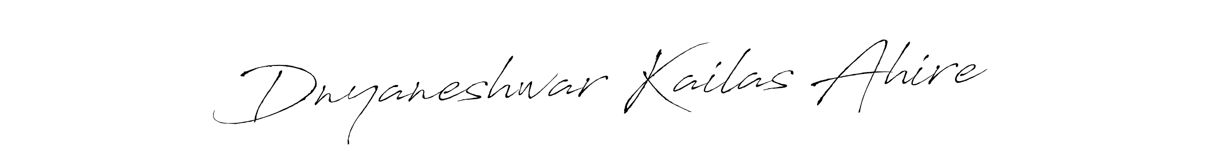 Create a beautiful signature design for name Dnyaneshwar Kailas Ahire. With this signature (Antro_Vectra) fonts, you can make a handwritten signature for free. Dnyaneshwar Kailas Ahire signature style 6 images and pictures png