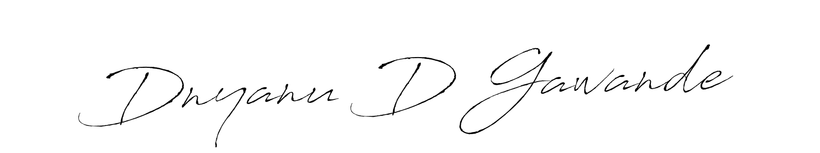 Similarly Antro_Vectra is the best handwritten signature design. Signature creator online .You can use it as an online autograph creator for name Dnyanu D Gawande. Dnyanu D Gawande signature style 6 images and pictures png