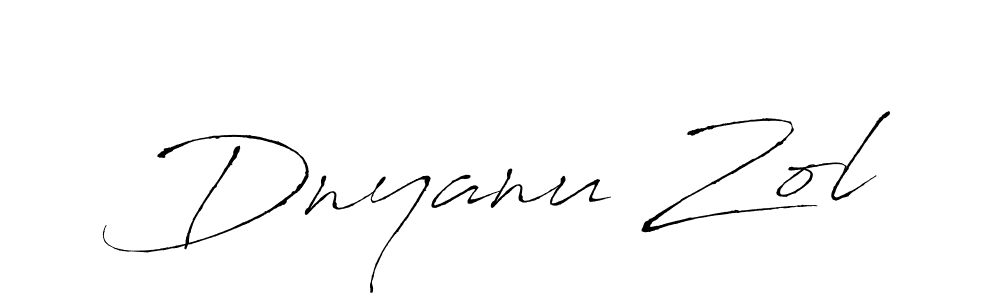 The best way (Antro_Vectra) to make a short signature is to pick only two or three words in your name. The name Dnyanu Zol include a total of six letters. For converting this name. Dnyanu Zol signature style 6 images and pictures png