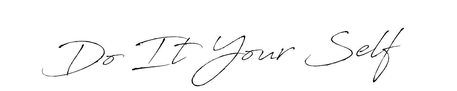 How to make Do It Your Self name signature. Use Antro_Vectra style for creating short signs online. This is the latest handwritten sign. Do It Your Self signature style 6 images and pictures png