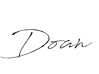 Antro_Vectra is a professional signature style that is perfect for those who want to add a touch of class to their signature. It is also a great choice for those who want to make their signature more unique. Get Doan name to fancy signature for free. Doan signature style 6 images and pictures png