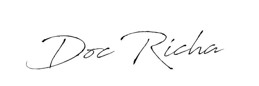 Also You can easily find your signature by using the search form. We will create Doc Richa name handwritten signature images for you free of cost using Antro_Vectra sign style. Doc Richa signature style 6 images and pictures png