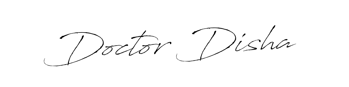 How to make Doctor Disha signature? Antro_Vectra is a professional autograph style. Create handwritten signature for Doctor Disha name. Doctor Disha signature style 6 images and pictures png