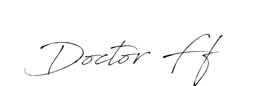 How to make Doctor Ff signature? Antro_Vectra is a professional autograph style. Create handwritten signature for Doctor Ff name. Doctor Ff signature style 6 images and pictures png