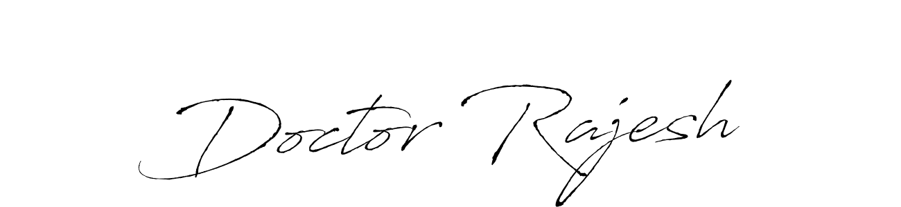 Antro_Vectra is a professional signature style that is perfect for those who want to add a touch of class to their signature. It is also a great choice for those who want to make their signature more unique. Get Doctor Rajesh name to fancy signature for free. Doctor Rajesh signature style 6 images and pictures png