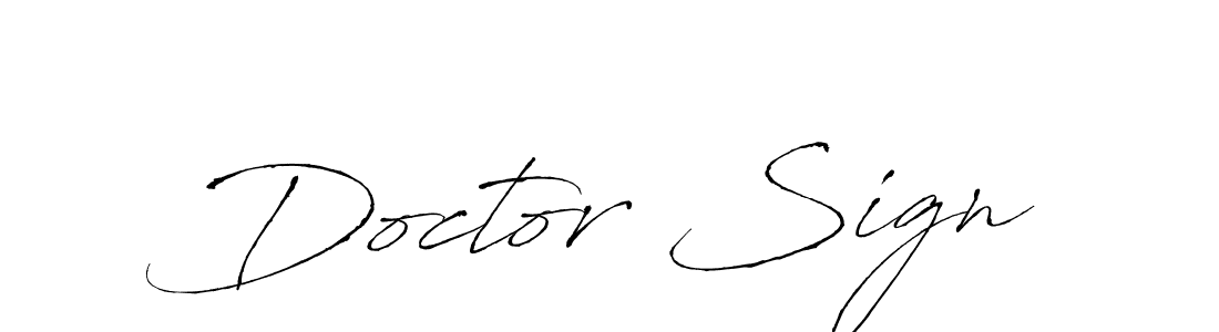 How to make Doctor Sign signature? Antro_Vectra is a professional autograph style. Create handwritten signature for Doctor Sign name. Doctor Sign signature style 6 images and pictures png