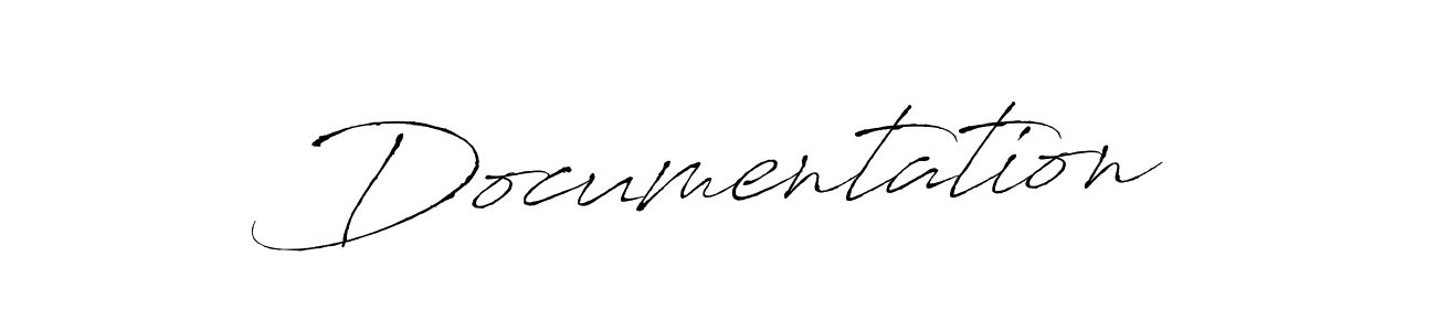 Create a beautiful signature design for name Documentation. With this signature (Antro_Vectra) fonts, you can make a handwritten signature for free. Documentation signature style 6 images and pictures png