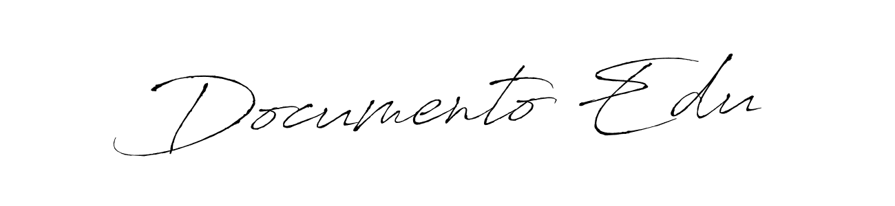 How to make Documento Edu name signature. Use Antro_Vectra style for creating short signs online. This is the latest handwritten sign. Documento Edu signature style 6 images and pictures png