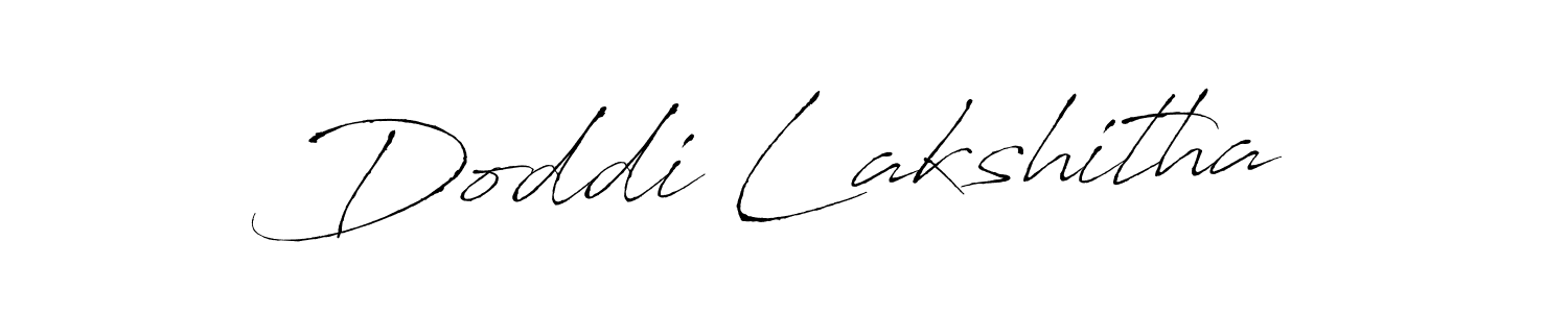 Make a beautiful signature design for name Doddi Lakshitha. With this signature (Antro_Vectra) style, you can create a handwritten signature for free. Doddi Lakshitha signature style 6 images and pictures png