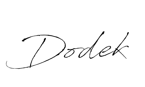 Dodek stylish signature style. Best Handwritten Sign (Antro_Vectra) for my name. Handwritten Signature Collection Ideas for my name Dodek. Dodek signature style 6 images and pictures png