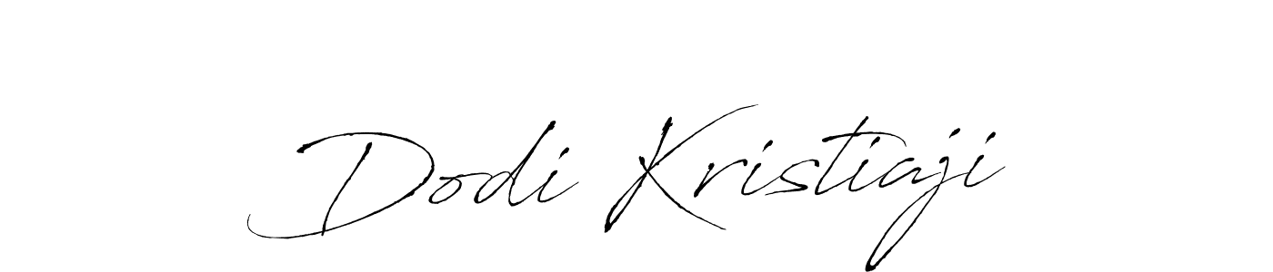 Create a beautiful signature design for name Dodi Kristiaji. With this signature (Antro_Vectra) fonts, you can make a handwritten signature for free. Dodi Kristiaji signature style 6 images and pictures png