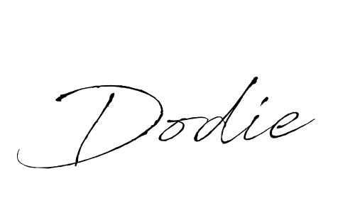 How to make Dodie signature? Antro_Vectra is a professional autograph style. Create handwritten signature for Dodie name. Dodie signature style 6 images and pictures png