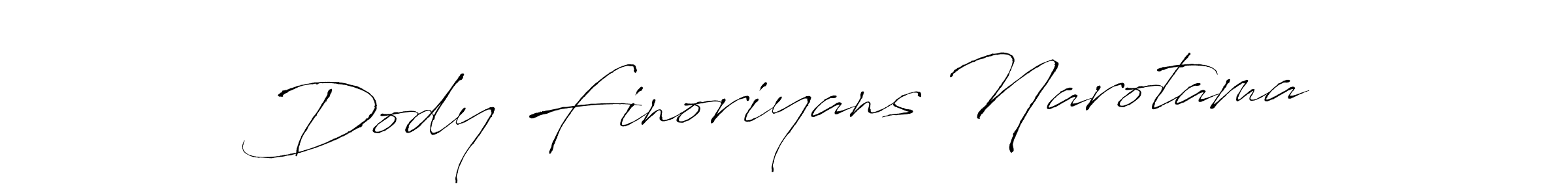 How to make Dody Finoriyans Narotama signature? Antro_Vectra is a professional autograph style. Create handwritten signature for Dody Finoriyans Narotama name. Dody Finoriyans Narotama signature style 6 images and pictures png