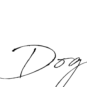 How to make Dog signature? Antro_Vectra is a professional autograph style. Create handwritten signature for Dog name. Dog signature style 6 images and pictures png