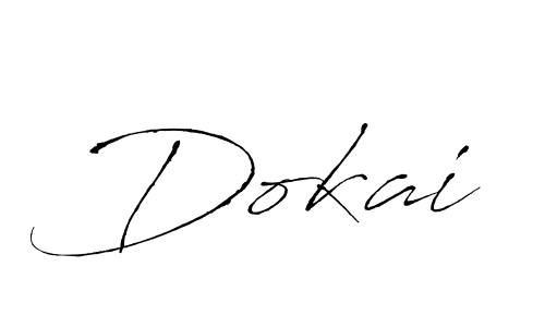 Create a beautiful signature design for name Dokai. With this signature (Antro_Vectra) fonts, you can make a handwritten signature for free. Dokai signature style 6 images and pictures png