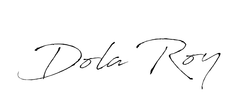 Use a signature maker to create a handwritten signature online. With this signature software, you can design (Antro_Vectra) your own signature for name Dola Roy. Dola Roy signature style 6 images and pictures png