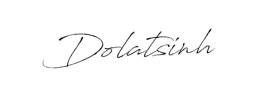 How to make Dolatsinh name signature. Use Antro_Vectra style for creating short signs online. This is the latest handwritten sign. Dolatsinh signature style 6 images and pictures png