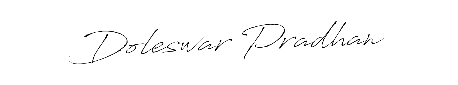 How to make Doleswar Pradhan name signature. Use Antro_Vectra style for creating short signs online. This is the latest handwritten sign. Doleswar Pradhan signature style 6 images and pictures png