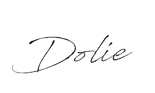 Dolie stylish signature style. Best Handwritten Sign (Antro_Vectra) for my name. Handwritten Signature Collection Ideas for my name Dolie. Dolie signature style 6 images and pictures png