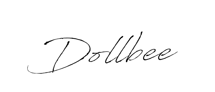 Make a beautiful signature design for name Dollbee. With this signature (Antro_Vectra) style, you can create a handwritten signature for free. Dollbee signature style 6 images and pictures png