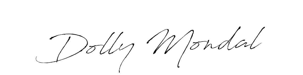 Create a beautiful signature design for name Dolly Mondal. With this signature (Antro_Vectra) fonts, you can make a handwritten signature for free. Dolly Mondal signature style 6 images and pictures png