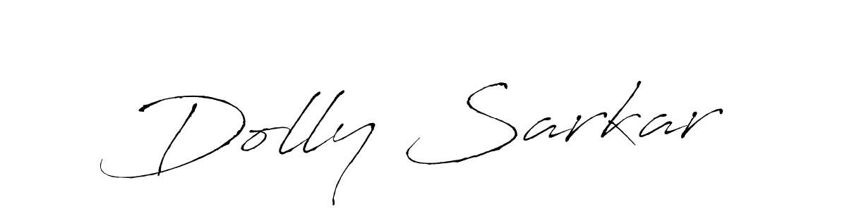 Make a beautiful signature design for name Dolly Sarkar. With this signature (Antro_Vectra) style, you can create a handwritten signature for free. Dolly Sarkar signature style 6 images and pictures png