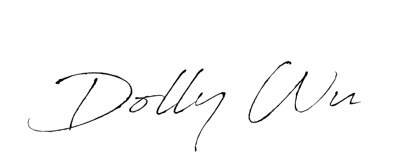 Design your own signature with our free online signature maker. With this signature software, you can create a handwritten (Antro_Vectra) signature for name Dolly Wu. Dolly Wu signature style 6 images and pictures png