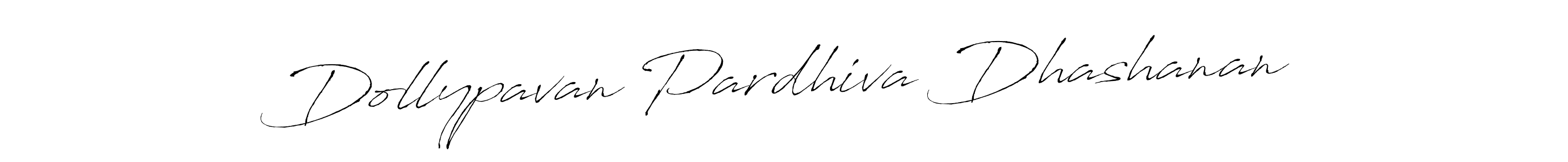 How to make Dollypavan Pardhiva Dhashanan name signature. Use Antro_Vectra style for creating short signs online. This is the latest handwritten sign. Dollypavan Pardhiva Dhashanan signature style 6 images and pictures png