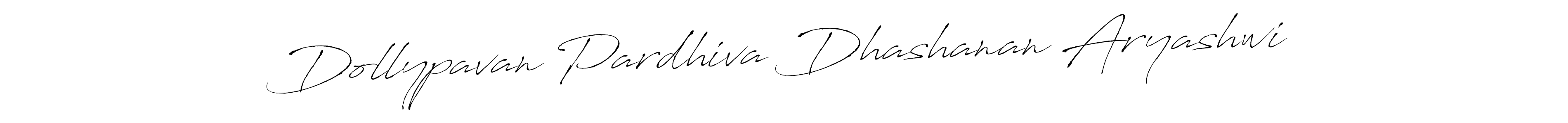 The best way (Antro_Vectra) to make a short signature is to pick only two or three words in your name. The name Dollypavan Pardhiva Dhashanan Aryashwi include a total of six letters. For converting this name. Dollypavan Pardhiva Dhashanan Aryashwi signature style 6 images and pictures png