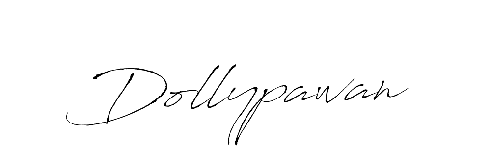 Use a signature maker to create a handwritten signature online. With this signature software, you can design (Antro_Vectra) your own signature for name Dollypawan. Dollypawan signature style 6 images and pictures png