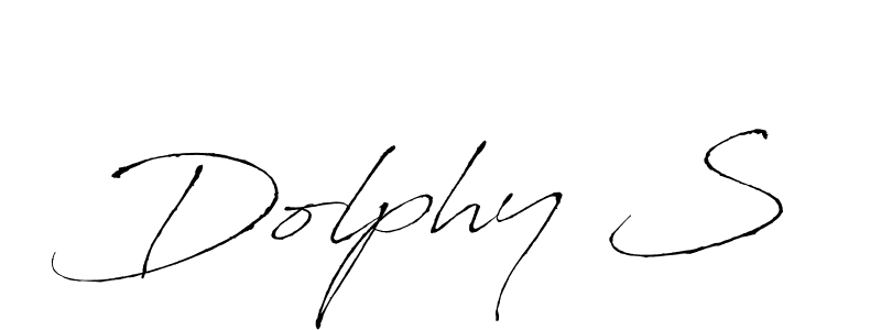 Create a beautiful signature design for name Dolphy S. With this signature (Antro_Vectra) fonts, you can make a handwritten signature for free. Dolphy S signature style 6 images and pictures png