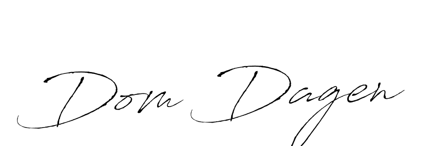 Dom Dagen stylish signature style. Best Handwritten Sign (Antro_Vectra) for my name. Handwritten Signature Collection Ideas for my name Dom Dagen. Dom Dagen signature style 6 images and pictures png