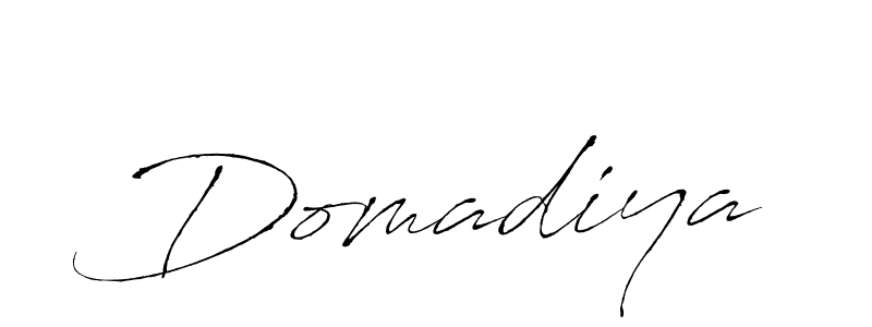 Domadiya stylish signature style. Best Handwritten Sign (Antro_Vectra) for my name. Handwritten Signature Collection Ideas for my name Domadiya. Domadiya signature style 6 images and pictures png