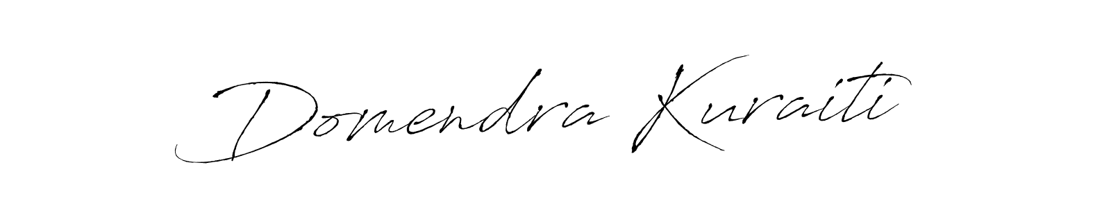 It looks lik you need a new signature style for name Domendra Kuraiti. Design unique handwritten (Antro_Vectra) signature with our free signature maker in just a few clicks. Domendra Kuraiti signature style 6 images and pictures png