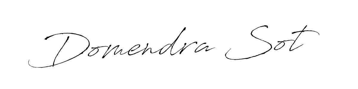 Use a signature maker to create a handwritten signature online. With this signature software, you can design (Antro_Vectra) your own signature for name Domendra Sot. Domendra Sot signature style 6 images and pictures png