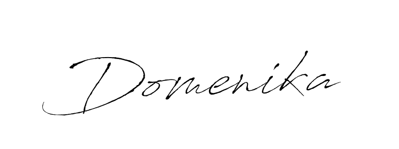 if you are searching for the best signature style for your name Domenika. so please give up your signature search. here we have designed multiple signature styles  using Antro_Vectra. Domenika signature style 6 images and pictures png