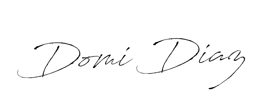 How to make Domi Diaz name signature. Use Antro_Vectra style for creating short signs online. This is the latest handwritten sign. Domi Diaz signature style 6 images and pictures png