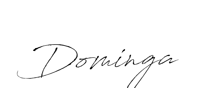 Make a beautiful signature design for name Dominga. With this signature (Antro_Vectra) style, you can create a handwritten signature for free. Dominga signature style 6 images and pictures png