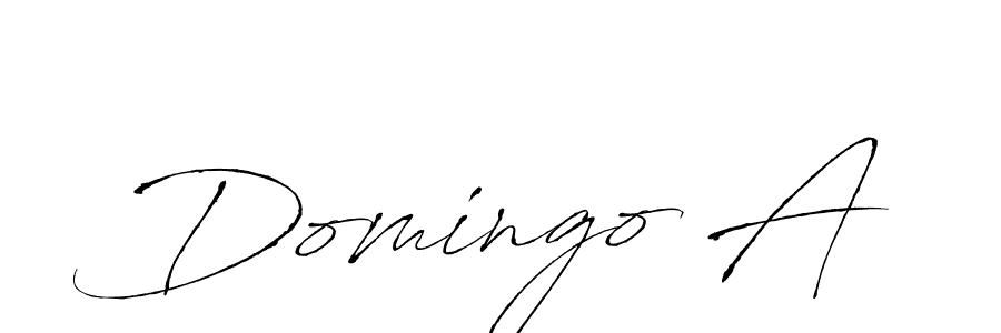 The best way (Antro_Vectra) to make a short signature is to pick only two or three words in your name. The name Domingo A include a total of six letters. For converting this name. Domingo A signature style 6 images and pictures png