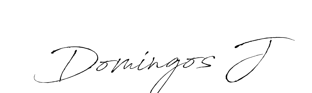 Domingos J stylish signature style. Best Handwritten Sign (Antro_Vectra) for my name. Handwritten Signature Collection Ideas for my name Domingos J. Domingos J signature style 6 images and pictures png