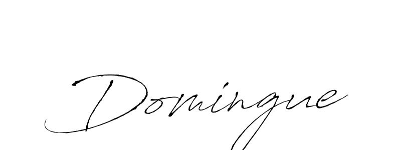 Create a beautiful signature design for name Domingue. With this signature (Antro_Vectra) fonts, you can make a handwritten signature for free. Domingue signature style 6 images and pictures png