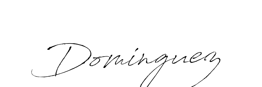 Create a beautiful signature design for name Dominguez. With this signature (Antro_Vectra) fonts, you can make a handwritten signature for free. Dominguez signature style 6 images and pictures png