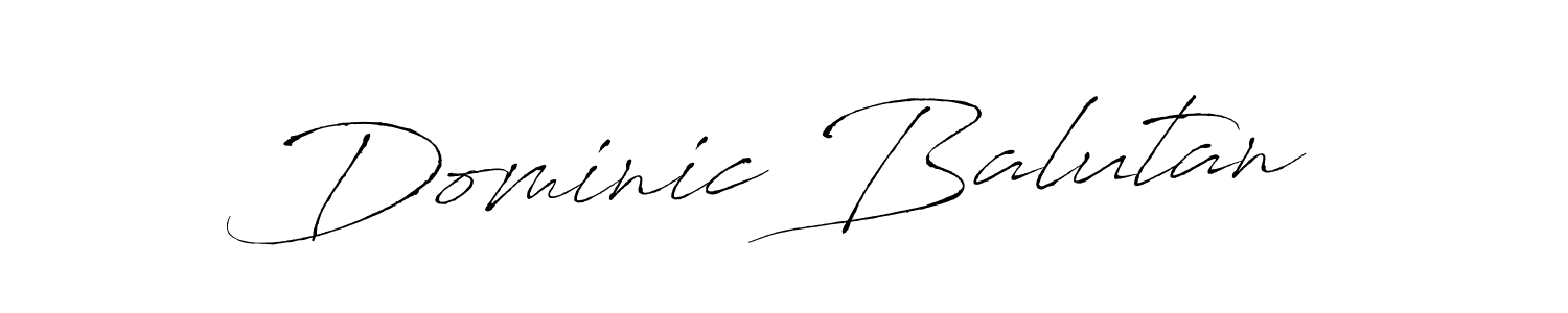 Also we have Dominic Balutan name is the best signature style. Create professional handwritten signature collection using Antro_Vectra autograph style. Dominic Balutan signature style 6 images and pictures png