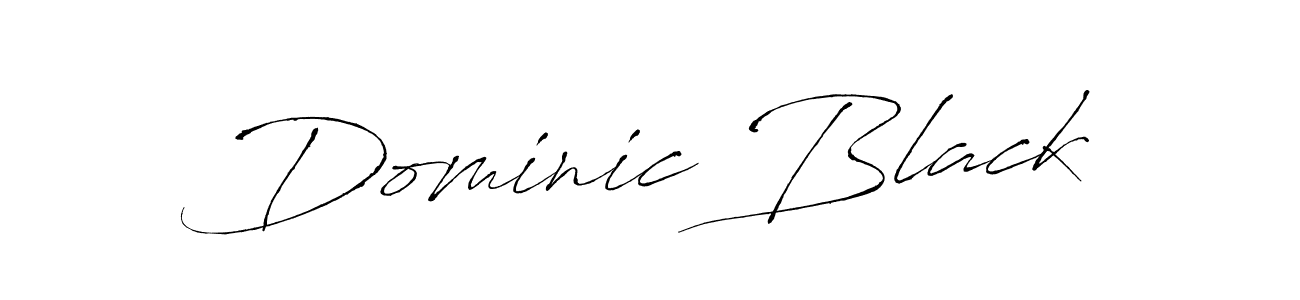 Create a beautiful signature design for name Dominic Black. With this signature (Antro_Vectra) fonts, you can make a handwritten signature for free. Dominic Black signature style 6 images and pictures png