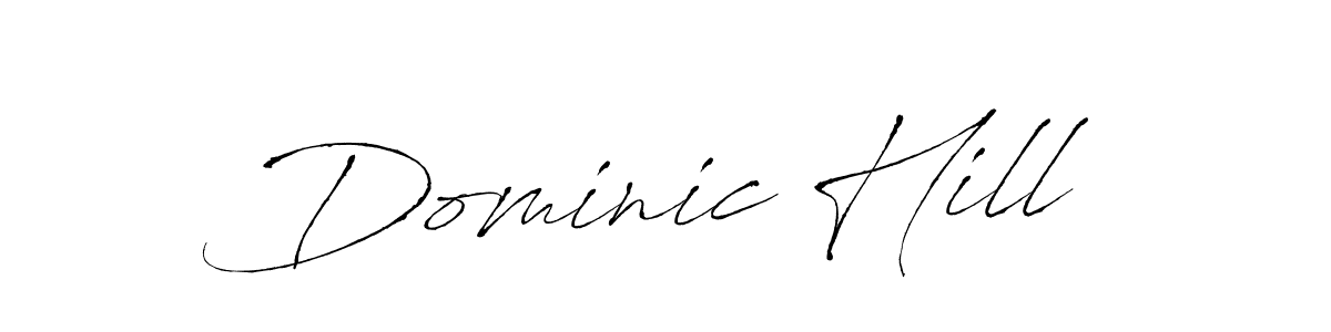 The best way (Antro_Vectra) to make a short signature is to pick only two or three words in your name. The name Dominic Hill include a total of six letters. For converting this name. Dominic Hill signature style 6 images and pictures png