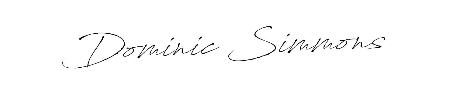 Antro_Vectra is a professional signature style that is perfect for those who want to add a touch of class to their signature. It is also a great choice for those who want to make their signature more unique. Get Dominic Simmons name to fancy signature for free. Dominic Simmons signature style 6 images and pictures png