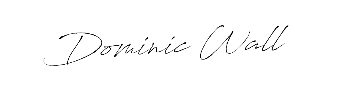 Also we have Dominic Wall name is the best signature style. Create professional handwritten signature collection using Antro_Vectra autograph style. Dominic Wall signature style 6 images and pictures png